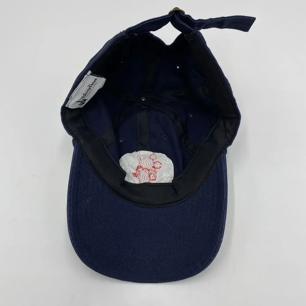Disney Parks Unisex Navy Mickey Mouse Embroidered Adjustable Baseball Cap